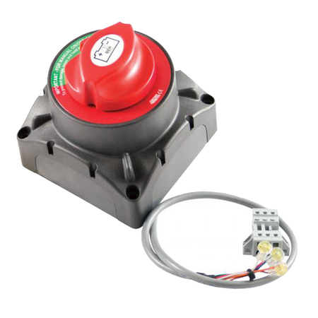 BEP MARINE Remote Operated Battery Switch w/Optical Sensor - 500A 12/24v 720-MDO